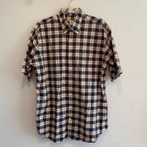 Peter Millar Button Down Short Sleeve Shirt Men’s Large